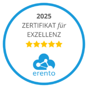 Erento Zertifikat 2025